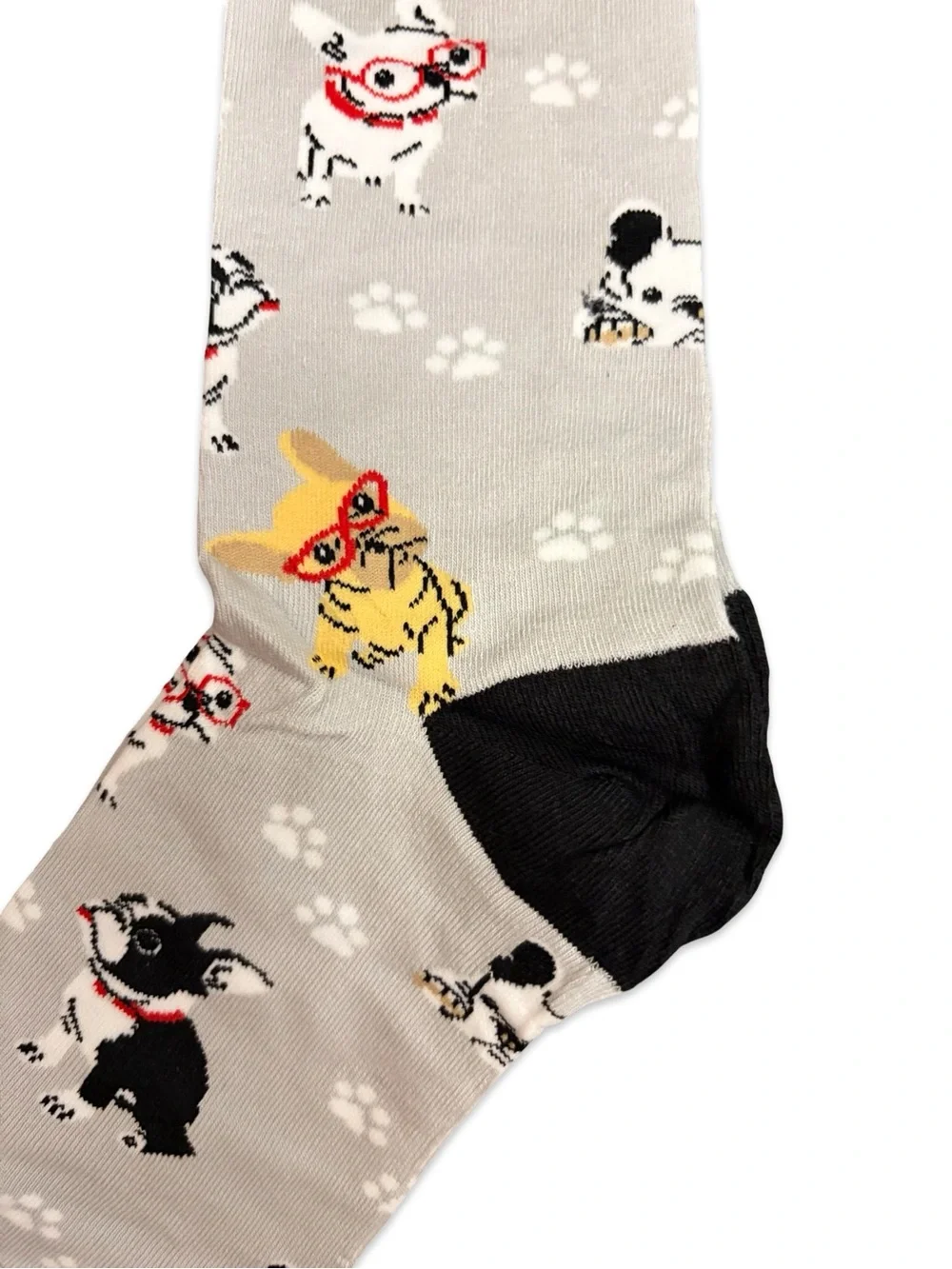 French Bulldog Novelty Crew Socks One Size Fits Most